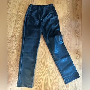 Lulu's Black  Leather pants small like new